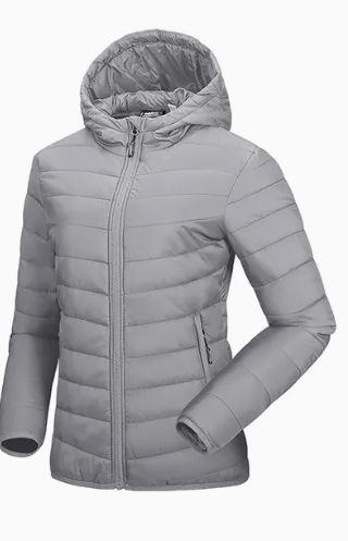 Ladies Winter Lightweight Packable Padded Coat Puffer Down Jacket for Woman, XXL