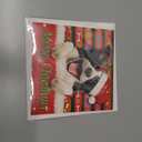 Border Collie Christmas Pop-Up Card 3D Holiday Greeting Card Featuring Adorable Border Collie Dog with Festive Reindeer Antlers, Perfect for Dog Lovers, Unique Card for Friends and Family