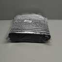 BSICPRO Bathroom Rugs and Mats Sets, 2 Piece Thick Absorbent Chenille Bath Mat Rug Set Non Slip, Soft Shaggy Bath Room Floor Mats for Bathroom, Machine Washable (20" x 47" Plus 16" x 24", Black)