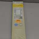 Cordless Light Filtering Mini Blind - 38 Inch Width, 64 Inch Length, 1" Slat Size - Pearl White - Cordless GII Morningstar Horizontal Windows Blinds for Interior by Achim Home Decor