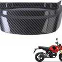 Mokuo Motorcyle Fairing Parts,Tail Cover in ABS Material Compatible with 2021-2024 Honda Grom Msx 125 SF,Carbon Fibre Color