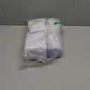 Resin Purple Bathroom Accessories Set 6Pcs - Lotion Soap Dispenser, Toothbrush Holder, Bathroom Tumbler, Qtip Holder & Vanity Tray, Modern Bathroom Countertop Organizer for Home