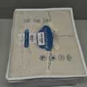 MooMee Muslin Blanket - 100% Cotton 4-Layer Gauze Throw Blanket with All-Around Fringe, Soft Breathable Lightweight Cooling Summer Blankets for Bed Couch (Beige,Super King 108" x 98")