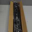 2 Pack Black Tension Curtain Rod for Windows 28 to 48 Inch,7/8"Small Shower Curtain Rod for Bathroom,Pressure Spring Tension Curtain Rod No Drilling for Closet Doorway Kitchen