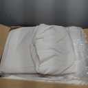 MR&HM King Size Comforter Set Beige, 7 Pieces Tufted Boho Beddding Sets, Farmhouse Style Bed in a Bag with 1 Comforter, 2 Pillow Shams, 2 Pillowcases, 1 Flat Sheet, 1 Fitted Sheet for All Seasons