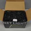 4ft x 18ft Smart Christmas Net Lights Outdoor Mesh Lights, 300 LEDs Bluetooth App Prpgrammable, 105+ Scene Modes, Music Sync, IP44 Waterproof, Timer, RGB Bush Light for Tree Fence Holiday Decorations