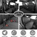 EKR 4runner 2025 2026 Car Seat Covers Full Set (5 Seats),Seat Cover Custom Fit for Toyota 4 Runner,Car Seat Protector Waterproof,Neoprene Car Seat Cushion,Black Car Seat Cover,Neoprene(Black)