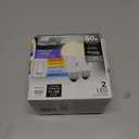 Feit Electric A19 LED Light Bulb, 60W Equivalent, Dimmable, Color Selectable 6-Way, 5CCT, E26 Medium Base, 90 CRI, 800 Lumens, 22-Year Lifetime, Damp Rated Lightbulb OM60DM/6WYCA/2, 2 Bulbs