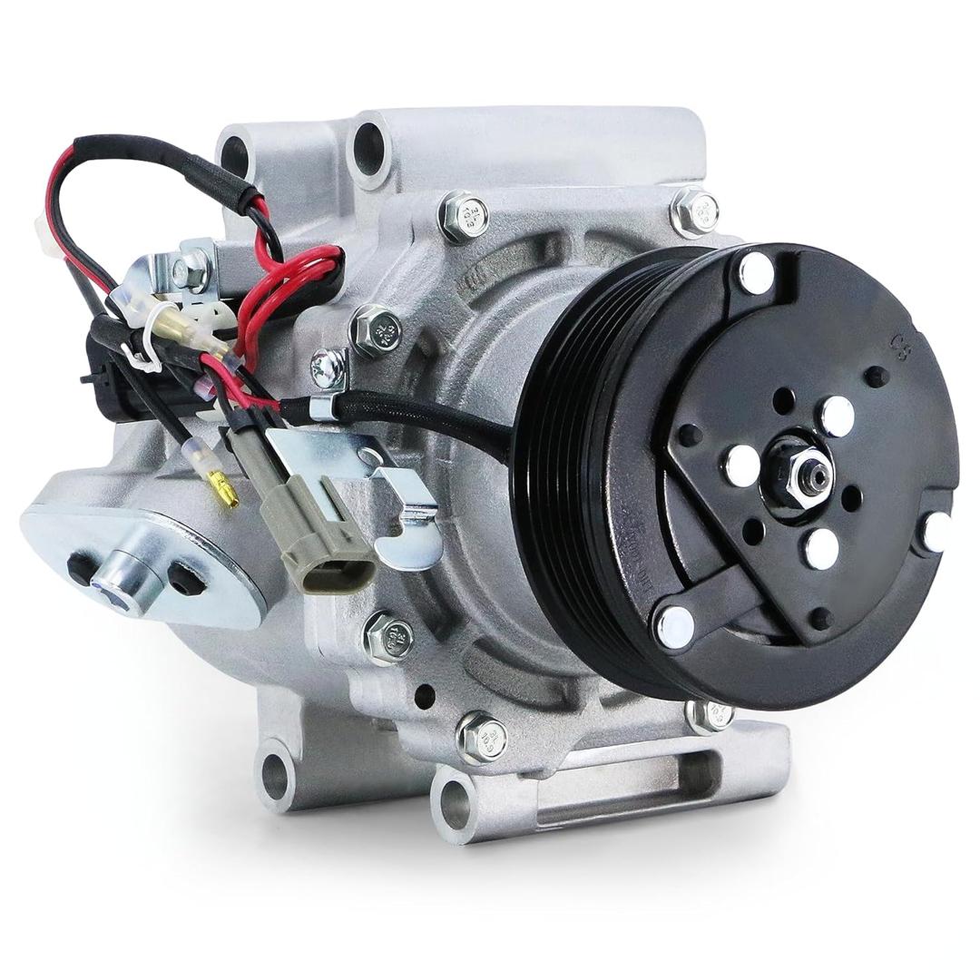 AC Compressor Compatible with 2002-2009 GMC Envoy 4.2L, 2002-2006 Chevy Trailblazer EXT 4.2L, 2002-2004 Oldsmobile Bravada 4.2L, 2005-2009 Saab 9-7x 4.2L, CO 25825339 15070473