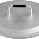Fire Pit Lid for Solo Stove Yukon & Other 27 Inch Outdoor Fire Pits, Stainless Steel Fire Pit Cover Lid with Handle Camping Cover Stove Accessories