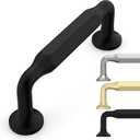 9BUILD 10 Pack 3 Inch Cabinet Pulls Matte Black Kitchen Cabinet Handles Hardware Kitchen Handles for Cabinets Black Drawer Pulls (3"/76MM Hole Center)