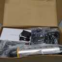 Portable Shower with Heater 1500W Camping Water Heater with Shower Head 3 Spray Modes, 6000mAh Rechargeable Shower Pump with LED Display Foldable Bucket Outdoor Showering for Hiking RV Car Travel Pet