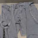 YOOTIKO Women Baggy Jeans Y2k High Waisted Wide Leg Boyfriend Patchwork Ripped Jeans Streetwear (XX-Large, Blue)