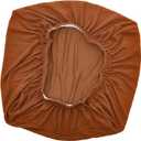 Jacquard Stretch Sofa Cushion Cover Elastic Reusable Washable Armchair Slipcover for Single Seater Couch Protective Sofa Seat Slipcover in Light Coffee 4 ct