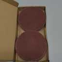 KQCXIK 5 Inch Premium Mesh Sanding Discs 50 PCS, 80/120/180/240/320 Grit, Dust Free Hook and Loop Round Anti-Clogging Sandpaper Disc for Random Orbital Sander