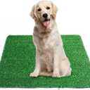 Quality 0.6" Artificial Grass, 2.5 ft x 4 ft, Indoor Outdoor Realistic Synthetic Fake Grass Turf Lawn Mat Rug Carpet