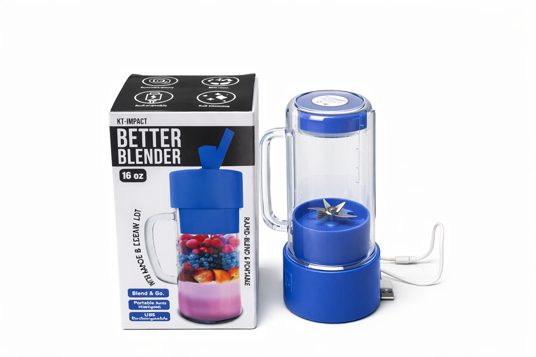 Portable Better Blender – 16 oz USB Rechargeable Personal Blender for Smoothies & Shakes