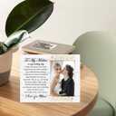 To My Mother on My Wedding Day Picture Frame from Daughter, Gift for Mom of the Bride Photo Frame, Thank You Gift for Mom, 4x6 inch Photo (8x10)