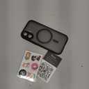 TOCOL for iPhone 17 Case, Compatible with Magsafe, Full Camera Protection, Builtin Magnetic Ring, Drop Protection, Translucent Matte Phone Case for iPhone 17 6.3 inch (Black)