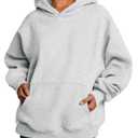 Trendy Queen Womens Oversized Hoodies Fleece Sweatshirts Fall Fashion Pullover Sweaters Winter Clothes, L