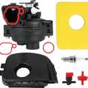 Carburetor With Air Filter & Cover For TB554 Troy-Bilt 25B-554M711 25B-554M766 Edger Tb100 Model 11A-B0BL723 TB110 11A-A230711 11A-A23N011 Lawn Mower w/ 550 EX Series