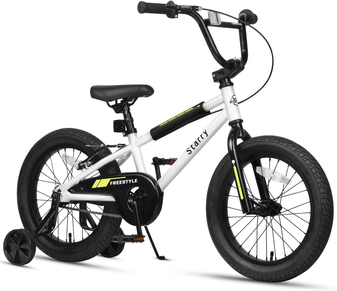 cubsala 12 14 16 18 Inch Kids Bike BMX Style Bicycle with Training Wheels Coaster Brake for 2-10 Years Old Toddlers Boys Girls Multiple Colors