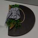 17 inch Rustic Welcome Sign with Bow and 3D Letters for Front Door