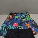 Urchics Womens 2025 Tankini Swimsuits Tummy Control Flowy Swimwear Two Piece Bathing Suits Swim Tank Top with Boyshorts, M