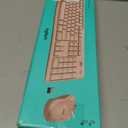 Logitech MK270 Full Size Wireless Keyboard and Mouse Combo - Rose