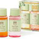 Pixi Beauty Tonic Trio | Holiday Edition Gift Set with 3 Pixi Favorite Tonics | Glow Tonic, Vitamin- C Tonic, Rose Tonic | Calming, Hydrating, Gentle Exfoliating and Smoothing