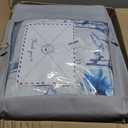 Feelyou Aircraft Bed Sheets Set Kids Airplane Print Sheet Set Boys Girls Decor Aircraft Flying Sheets with Deep Pocket Fitted Sheet Microfiber Sketch Style Blue White Bedding Set Bedroom Twin Size (Multi 16)