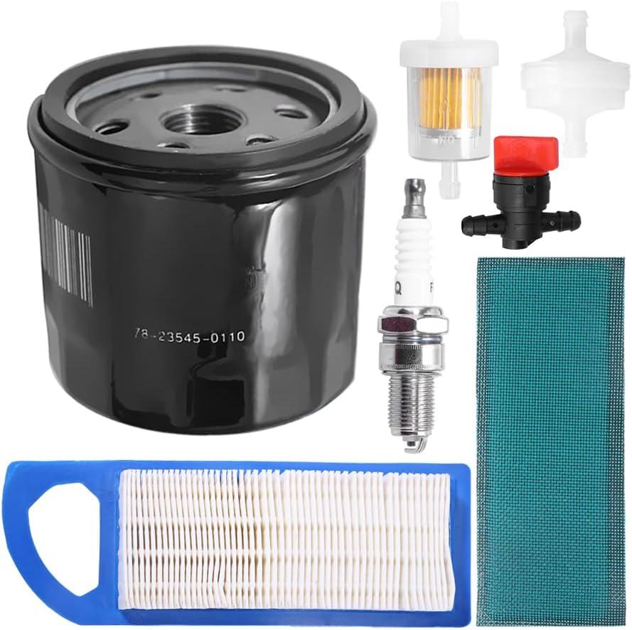 Anxingo 697153 794422 Air Filter Oil Fuel Filter Replacement for B S 31A507 31A677 31A607 31E607 31E677 698083 795115 Intek 15.5HP 17-17.5HP Tractor Engines John Deere Toro Lawn Mower