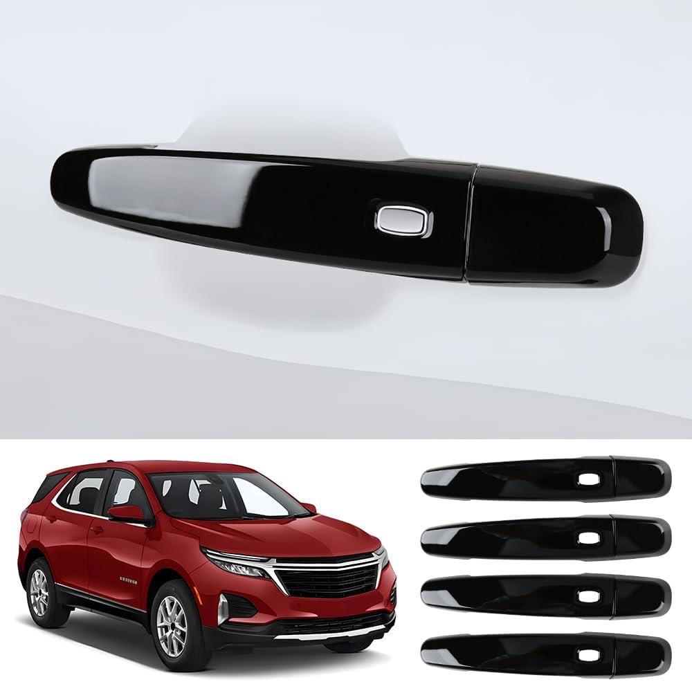 Car Door Handle Cover For Chevrolet Chevy Malibu 2016-2025Equinox 2018-2024Blazer 2019-2026Traverse 2018-2023Impala 2014-2020 Auto Exterior Accessories Handle Protectors Covers Wrap Decoration