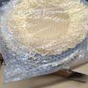 Showgeous Round Charger Plates 50 Pack 13” Gold Plastic Reef Rim