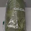 OGERY Sleeping Pad, Ultralight Inflating Sleeping Pad for Camping with Pillow Built-in Foot Pump, 6" Extra-Thick Reinforced Camping Pad for Hiking, Backpacking, Tent, Single,Green