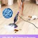 CYK Steam Mops for Floor Cleaning, 12 in 1 Handheld Steam Cleaner for Home, Floor Steamer for Hardwood Floors and Tile (Purple-Grey)