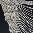 Jerler Gold Rhinestone Applique, Elegant Crystal Rhinestone Patches Blingbling Sewing on Wedding Dress, Ideal for Bridal Embellishments(Gold)