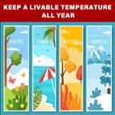 2 x SWRT 3x30yd/90ft Transparent Door and Window Weather Stripping Tape, Window Insulation for Winter, Preventing Cold Air Loss in Summer Window Seal Kit