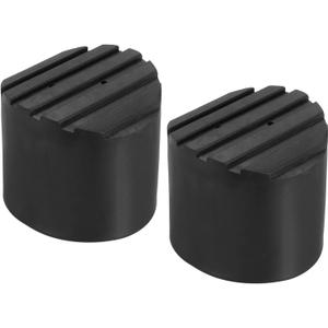 PATIKIL Ladder Non Slip Feet 3"/76mm, 2Pcs Rubber Round Foot Protective Mat Cushion Replacement for Telescopic Folding Extension Ladder Protection, Black