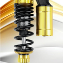 Universal 280mm Motorcycle Shock Absorbers Rear Suspension 1PCS 11 inch Compatible with Gokart Honda ATV CB Yamaha Gokart(Black)