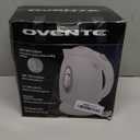 OVENTE Electric Kettle, 1.7L Fast Boiling Water Heater for Coffee or Tea, BPA Free with Water Level Gauge, Auto Shut-Off, Boil-Dry Protection, Indicator Light and Removable Filter, White KP72W