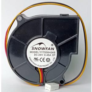 YY7530H24S Blower Fan YY7530H24S 757530mm 24V 0.45A 7CM Turbo Cooling Fan