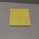 IMPRESA Silicone Ravioli Spoon Rest - 6.5 in, Pasta Drip Catching Utensil Holder - Novelty Ravioli Shape for Italian Kitchen Decor - Dishwasher Safe Silicone Kitchen Gadget