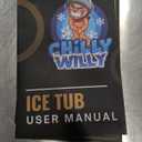 Chilly Willy Ice Plunge Tub & Accessories - Portable Inflatable Ice Bath - Outdoor Ice Tub for Athletes - Cold Water Plunge Tub - Athlete Recovery - Self Care - Rest and Relaxation Gifts
