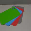 Dexas Heavy Duty Cutting Board Grippmat, Flexible Cutting Boards for Kitchen, Set of 4, Non Slip Plastic Board Cutting Mat 11.5 by 14 Inches Gray, Red, White and Green Set, Kitchen Gadgets