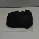 SweatyRocks Women's Sheer Mesh Bodysuit Ruched Mock Neck Long Sleeve Fitted Leotard (Black, XS)