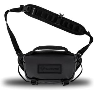 WANDRD ROGUE Sling: Compact Camera Sling and Crossbody Bag with Fast Access, 3-Way Carry Lightweight Everyday Bag Great for Travel, Photography, and Daily Use (Black) (6L)