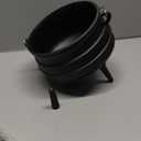 Cuisiland 3.2QT Cast Iron Potjie Cauldron Pot with Lid & 3 Legs  Pre-Seasoned South African-Style Campfire Pot for Outdoor Cooking, Soups, Stews & Braising  Heavy-Duty Cast Iron Dutch Oven