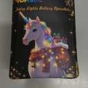 echosari 2 Pack Fairy Lights Battery Operated 200 LED 66Ft Silver Wire Starry Colored String Lights Auto Timer 8 Modes Waterproof Mini Christmas Fairy Lights for Bedroom Wedding Decor (Multicolor)