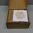 JTEWB Birthday Gifts For Women, Teen Girl, Her, Happy Birthday Gift Box For Girl, Women, Sister, Daughter, Friends, Cute Daisy Aesthetic Glass Cups Gift Set 7pcs